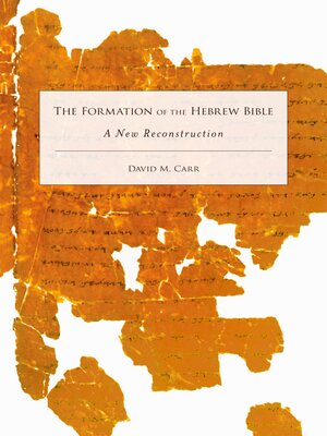 cover image of The Formation of the Hebrew Bible